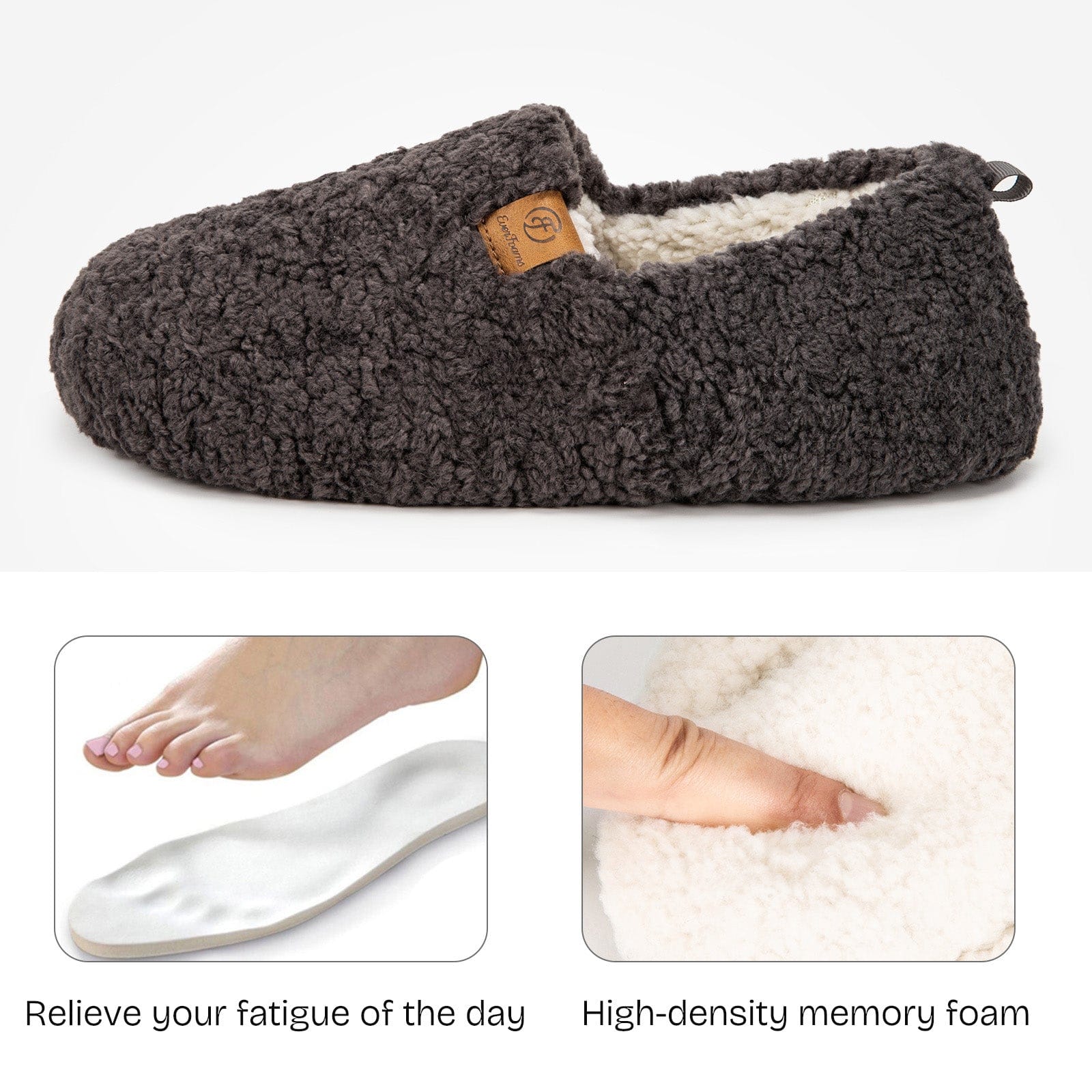 Women's Fuzzy Full Slippers