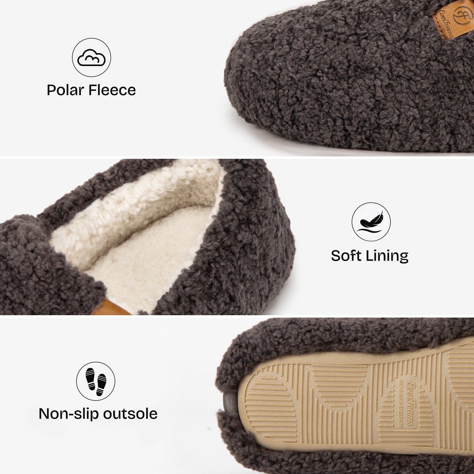 Women's Fuzzy Full Slippers