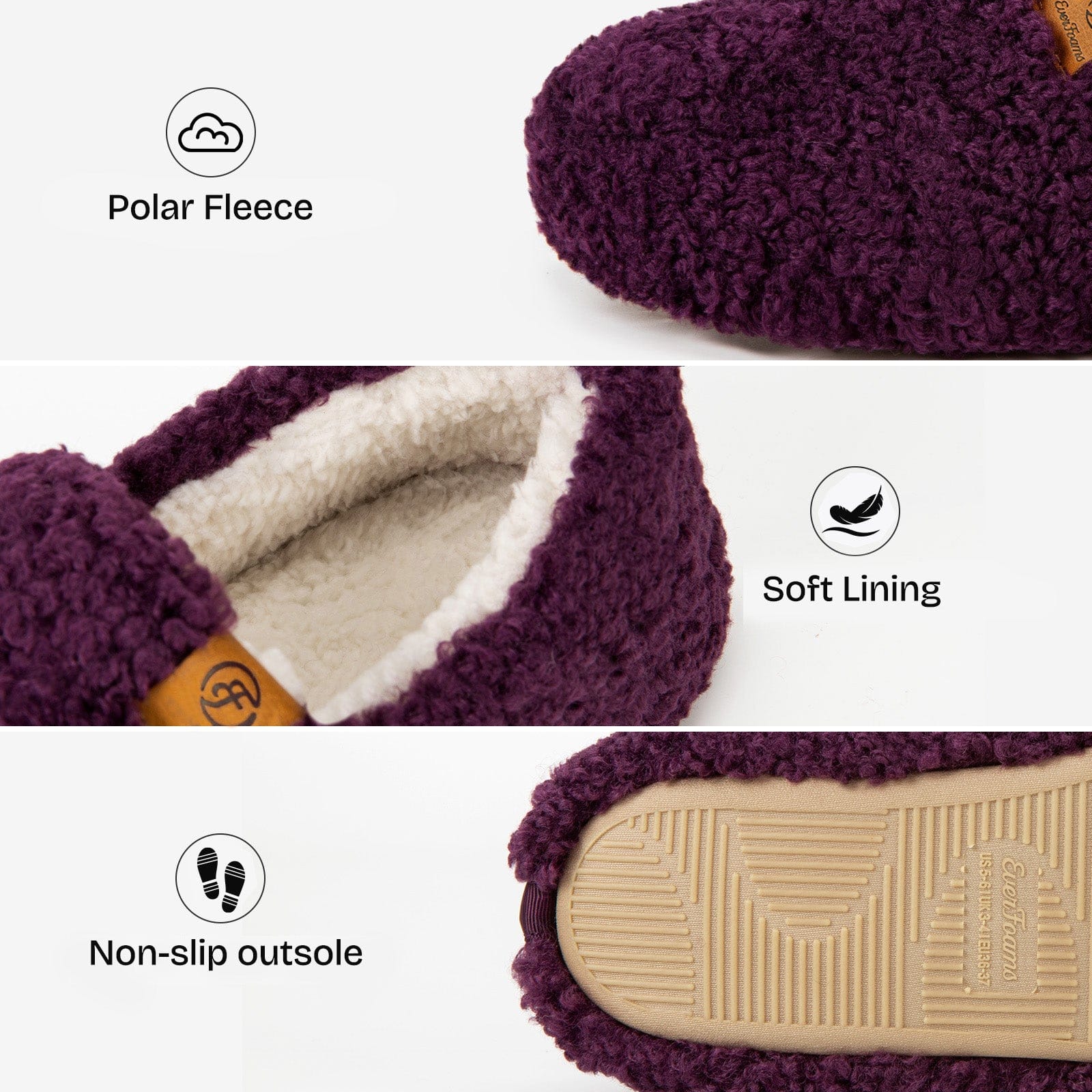 Women's Fuzzy Full Slippers