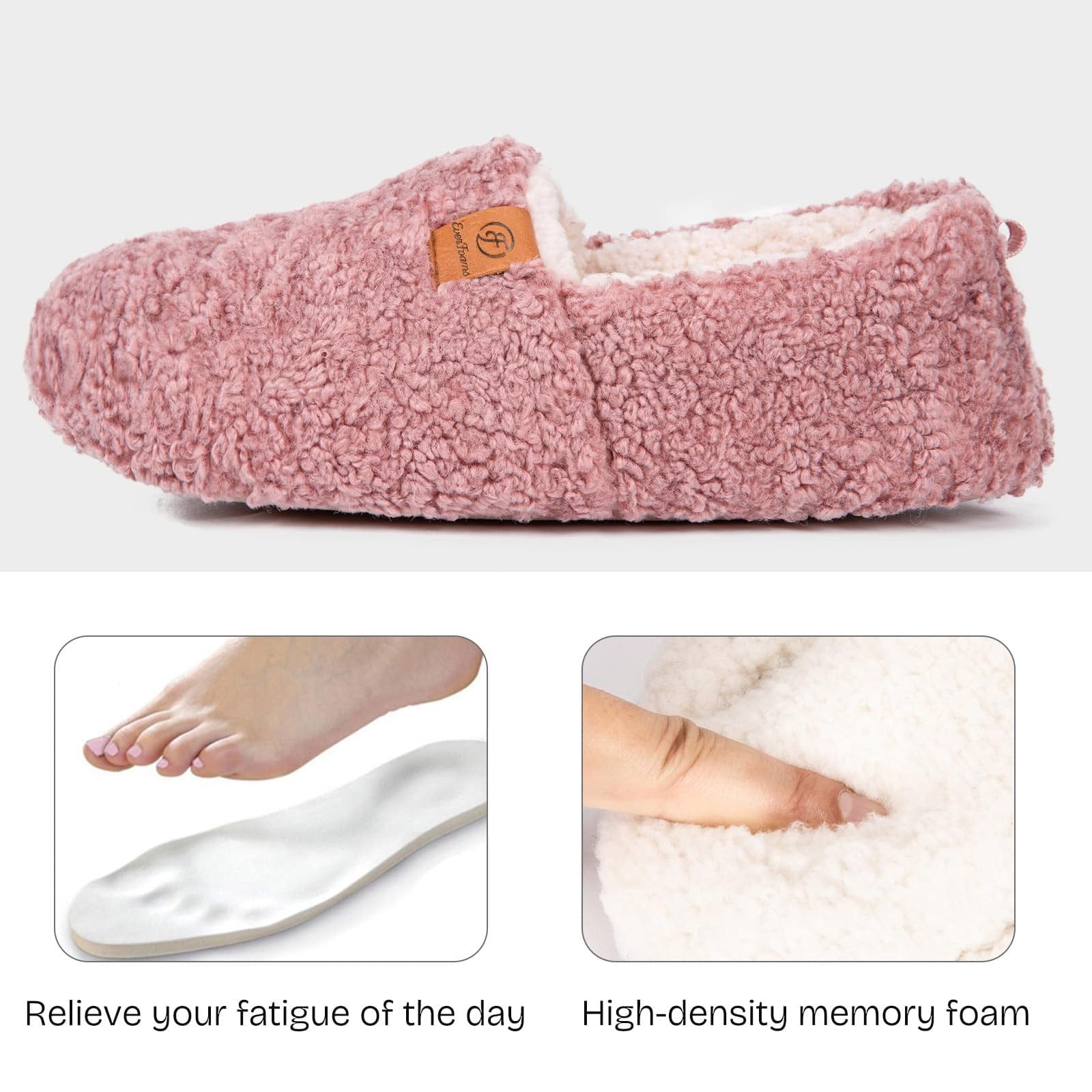 Women's Fuzzy Full Slippers