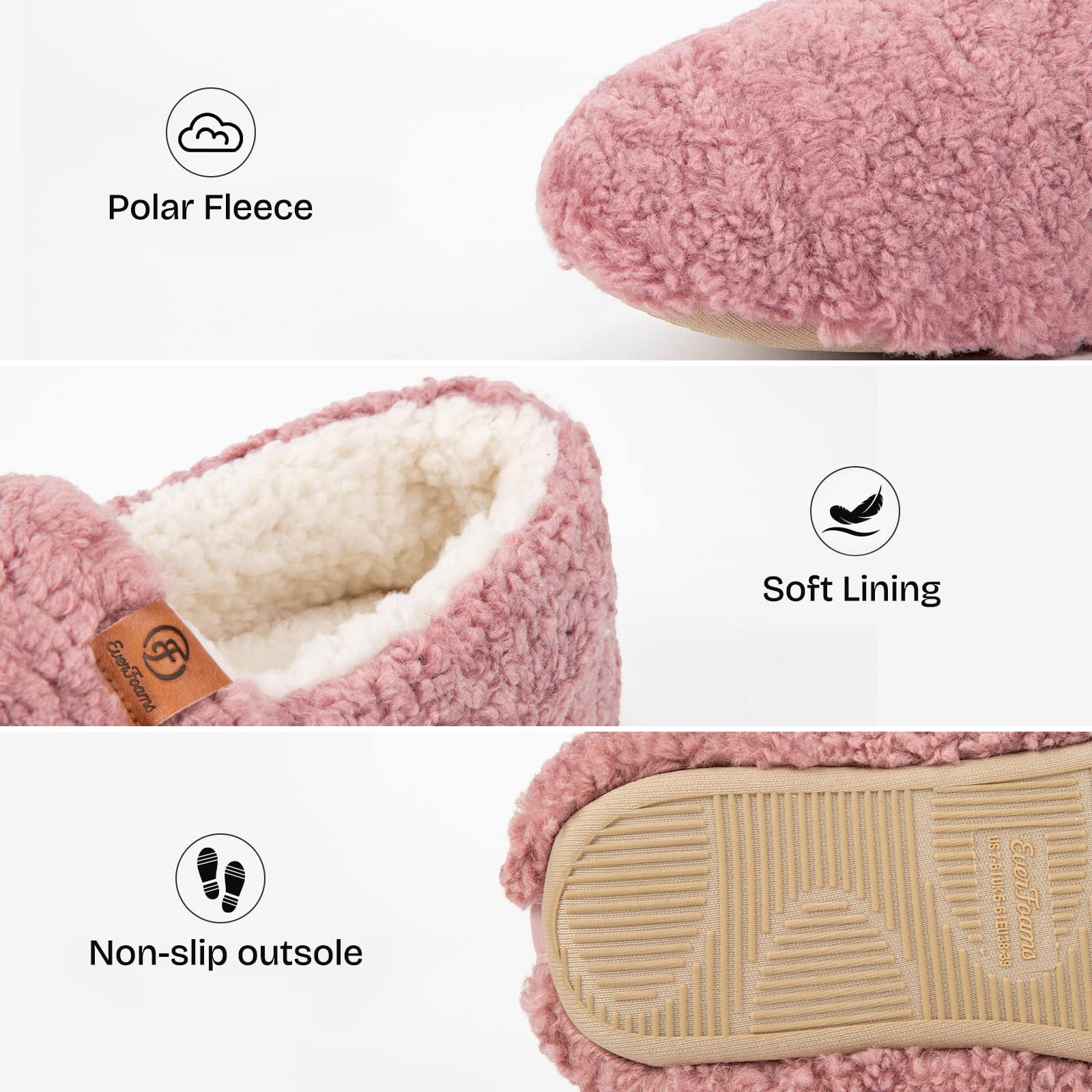Women's Fuzzy Full Slippers