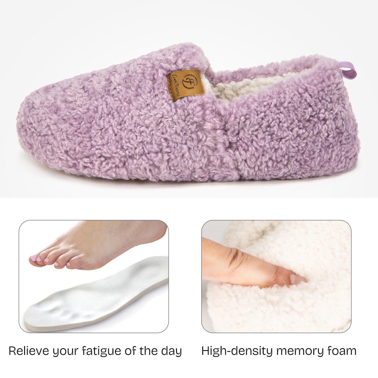 Women's Fuzzy Full Slippers