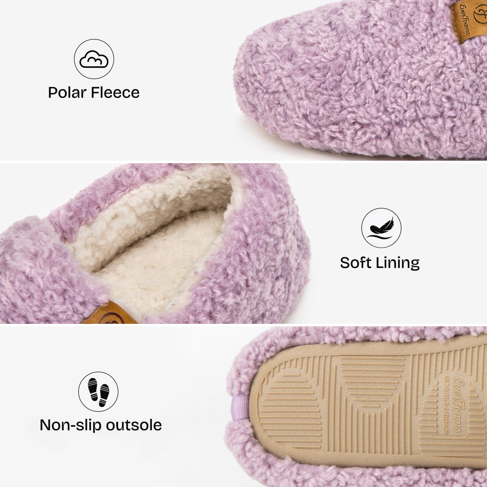 Women's Fuzzy Full Slippers