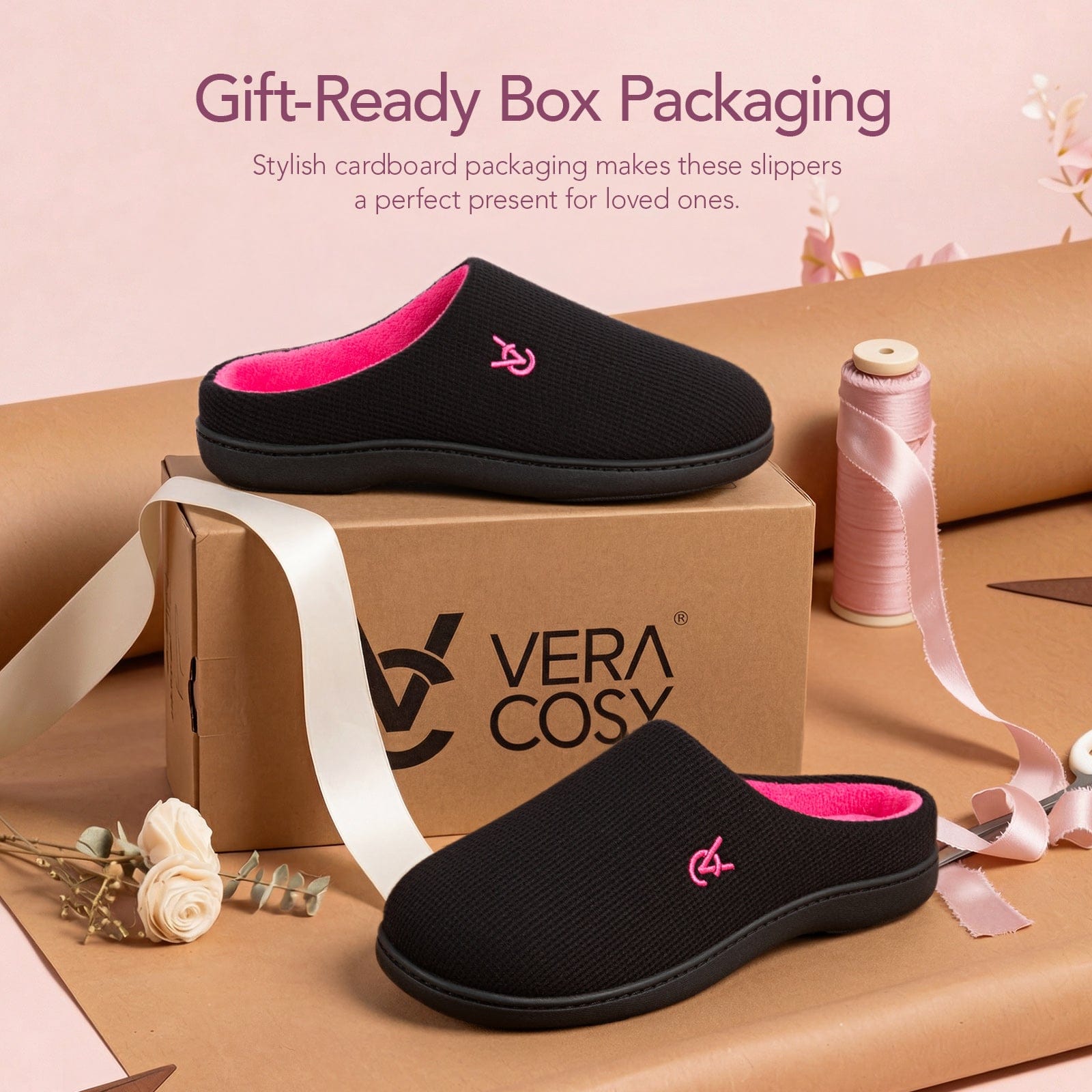 Women's Two-Tone Slippers