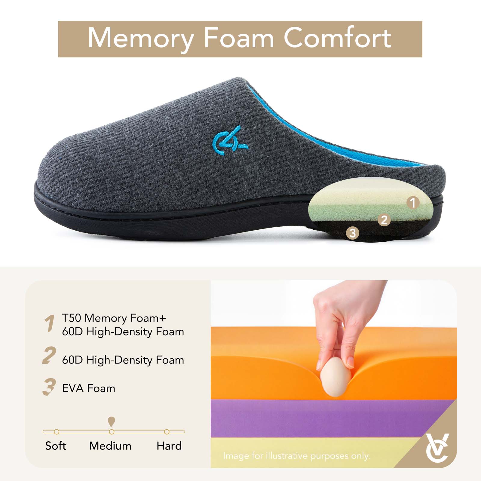 Women's Two-Tone Slippers