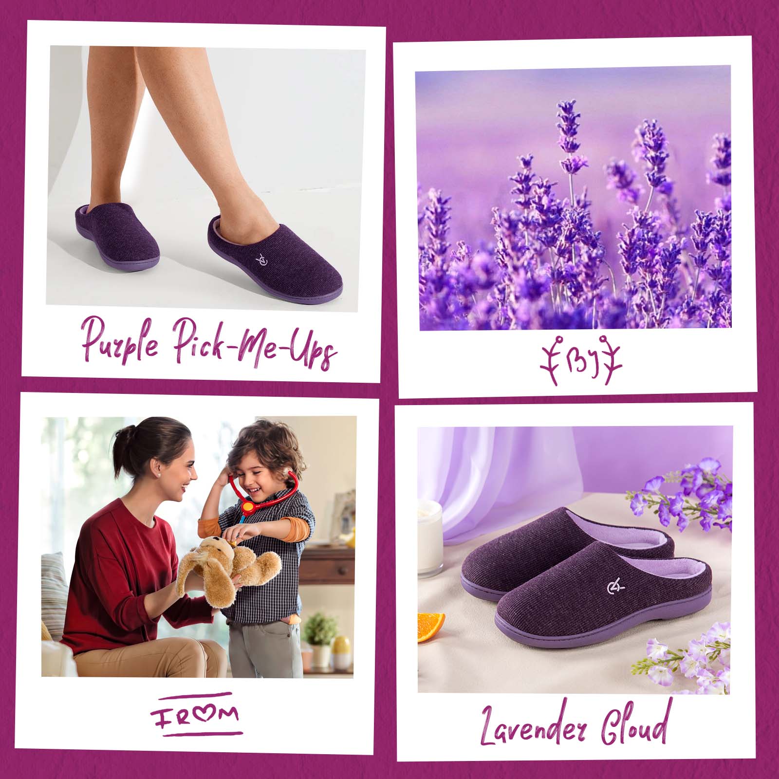 Women's Two-Tone Slippers