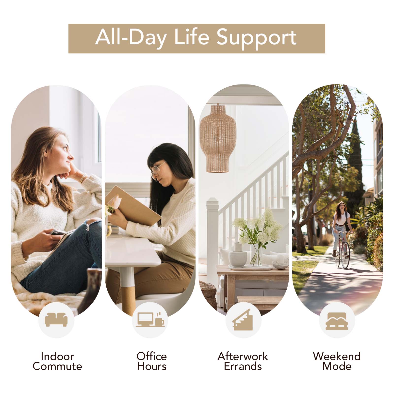 Women's Two-Tone Slippers