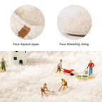 Women's Fuzzy Faux Alpine Non-slip Slippers