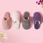 Women's Fuzzy Faux Alpine Non-slip Slippers