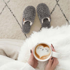 Women's Fuzzy Faux Alpine Non-slip Slippers