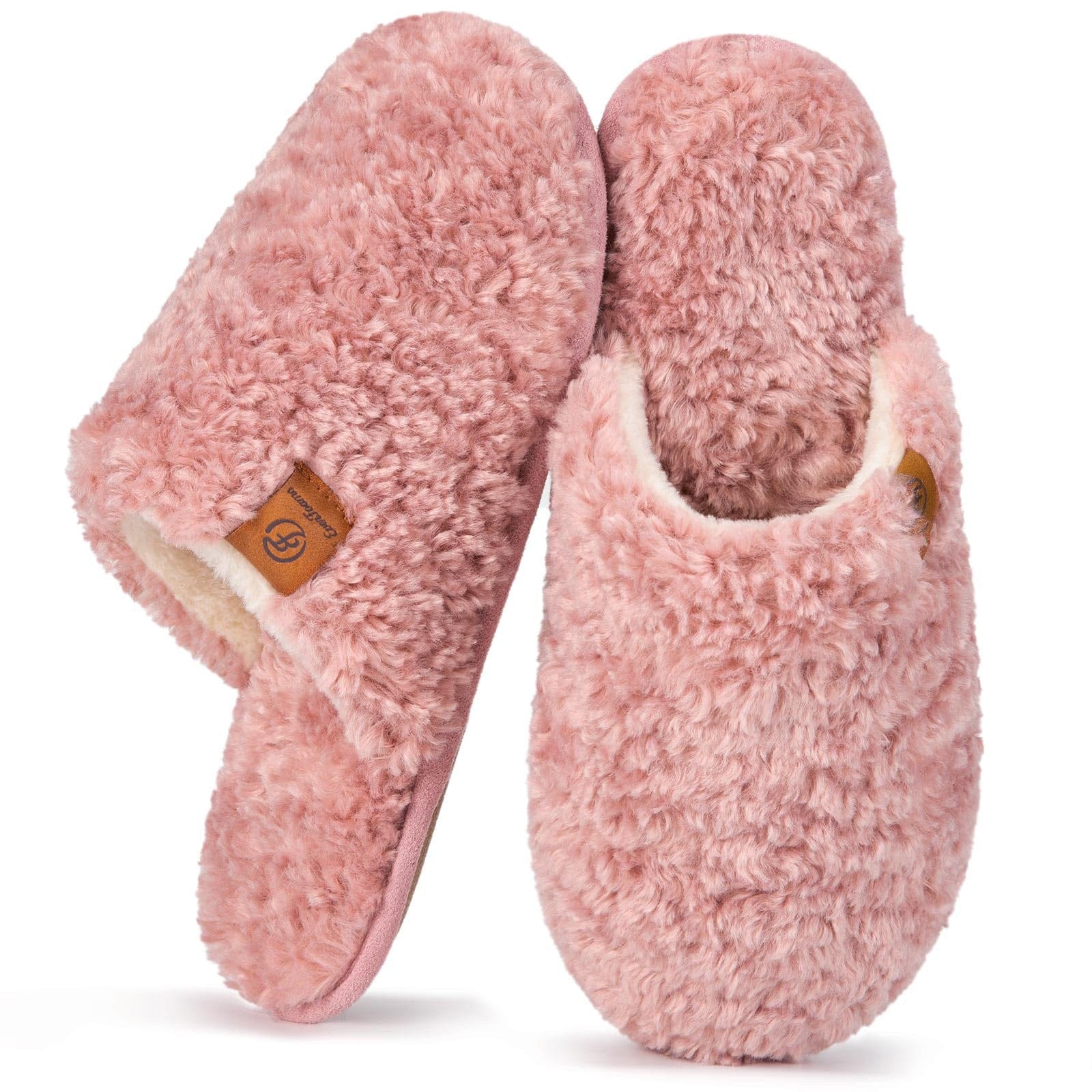 Women's Fuzzy Faux Alpine Non-slip Slippers