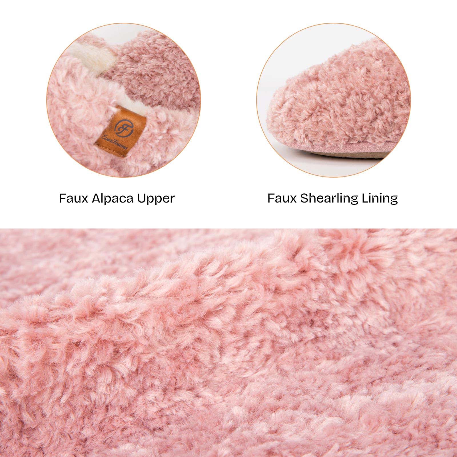 Women's Fuzzy Faux Alpine Non-slip Slippers