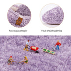 Women's Fuzzy Faux Alpine Non-slip Slippers