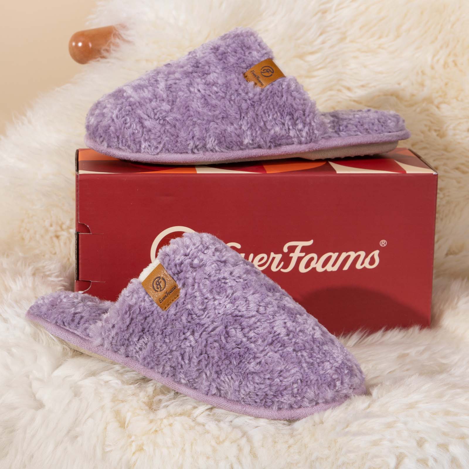 Women's Fuzzy Faux Alpine Non-slip Slippers