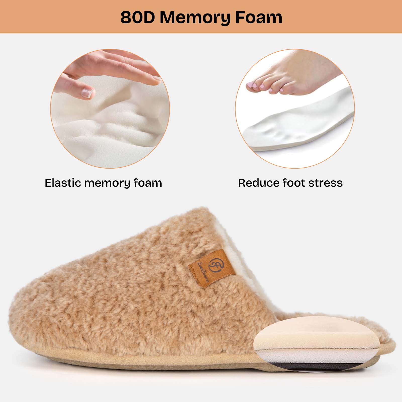 Women's Fuzzy Faux Alpine Non-slip Slippers