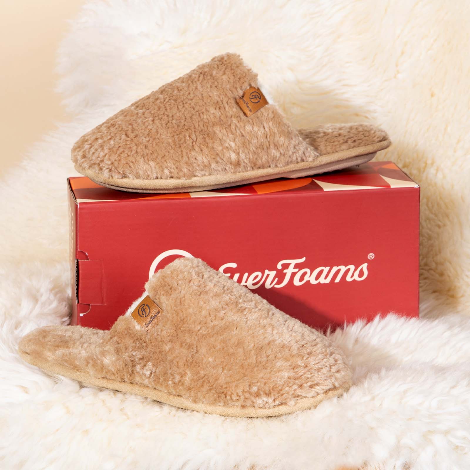 Women's Fuzzy Faux Alpine Non-slip Slippers