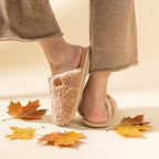 Women's Fuzzy Faux Alpine Non-slip Slippers