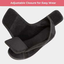 Women's Comfy Adjustable Wide Fit Hook And Loop Memory Foam Slippers