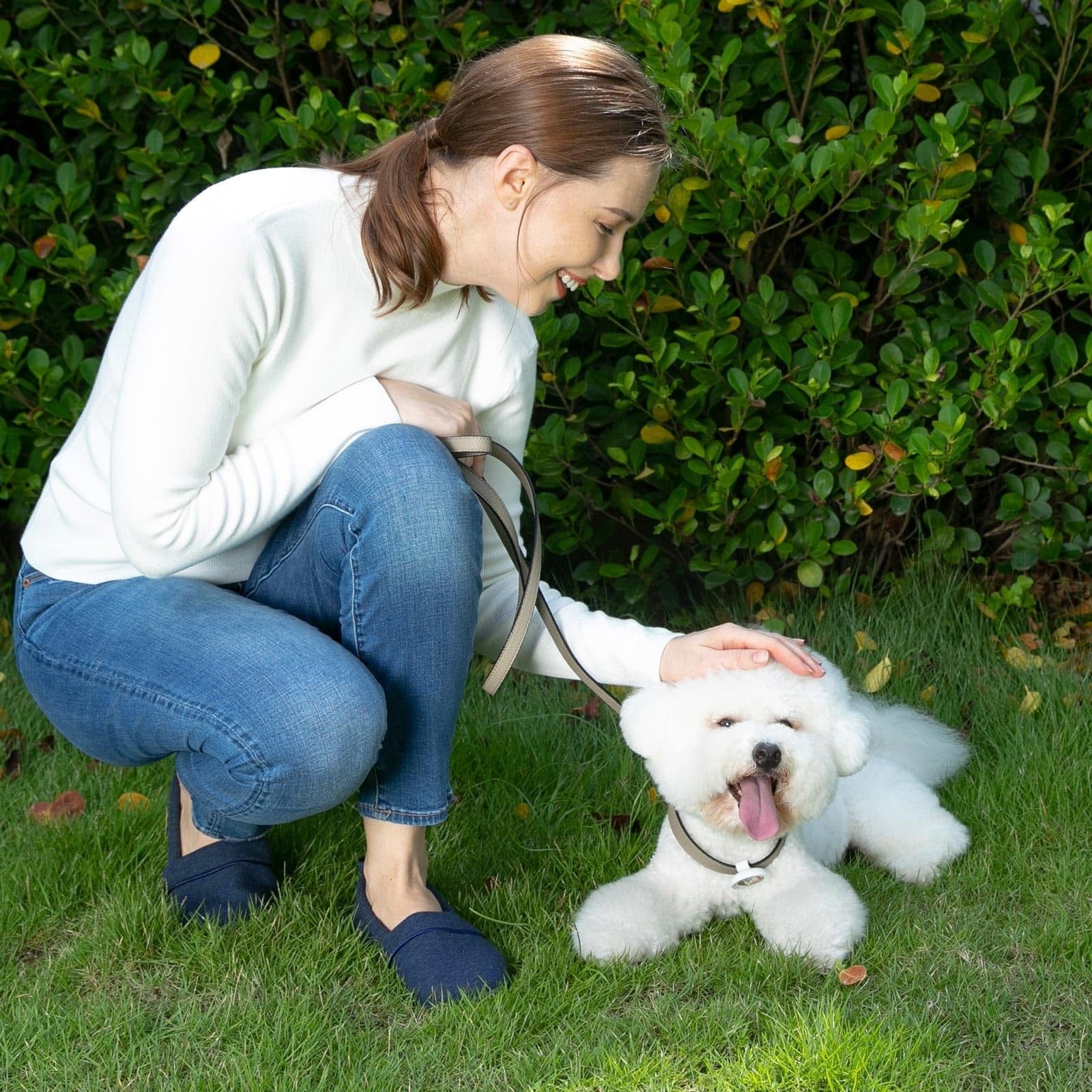 Women's Comfort Knit Loafer Light Weight Slippers with Anti-Skid Rubber Sole