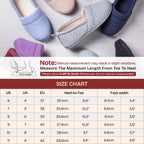 Women's Comfort Knit Loafer Light Weight Slippers with Anti-Skid Rubber Sole