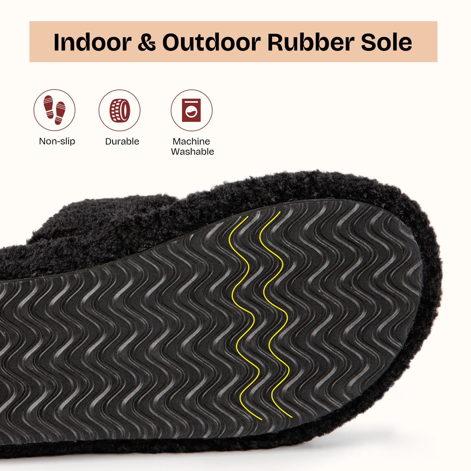 Womens Fuzzy Open-toe Slippers