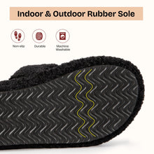 Womens Fuzzy Open-toe Slippers