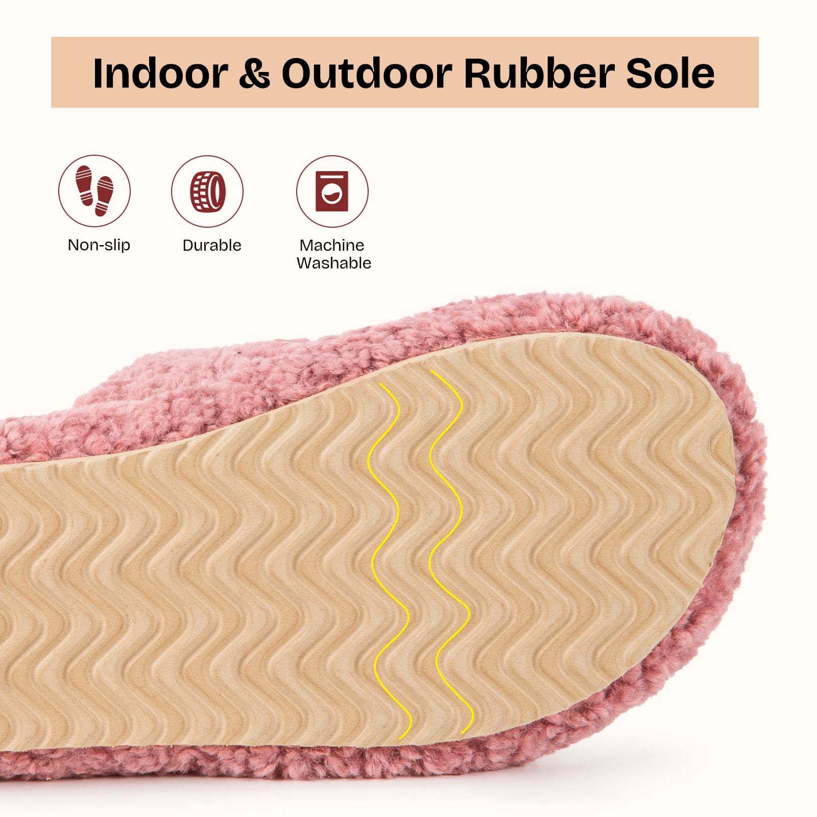 Womens Fuzzy Open-toe Slippers