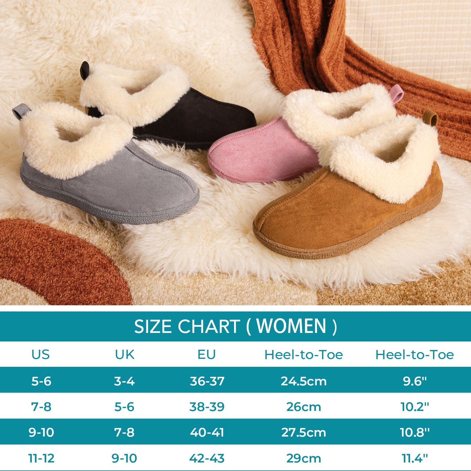 Women's Closed-back Slippers