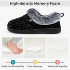 Women's Cable Knit Slippers