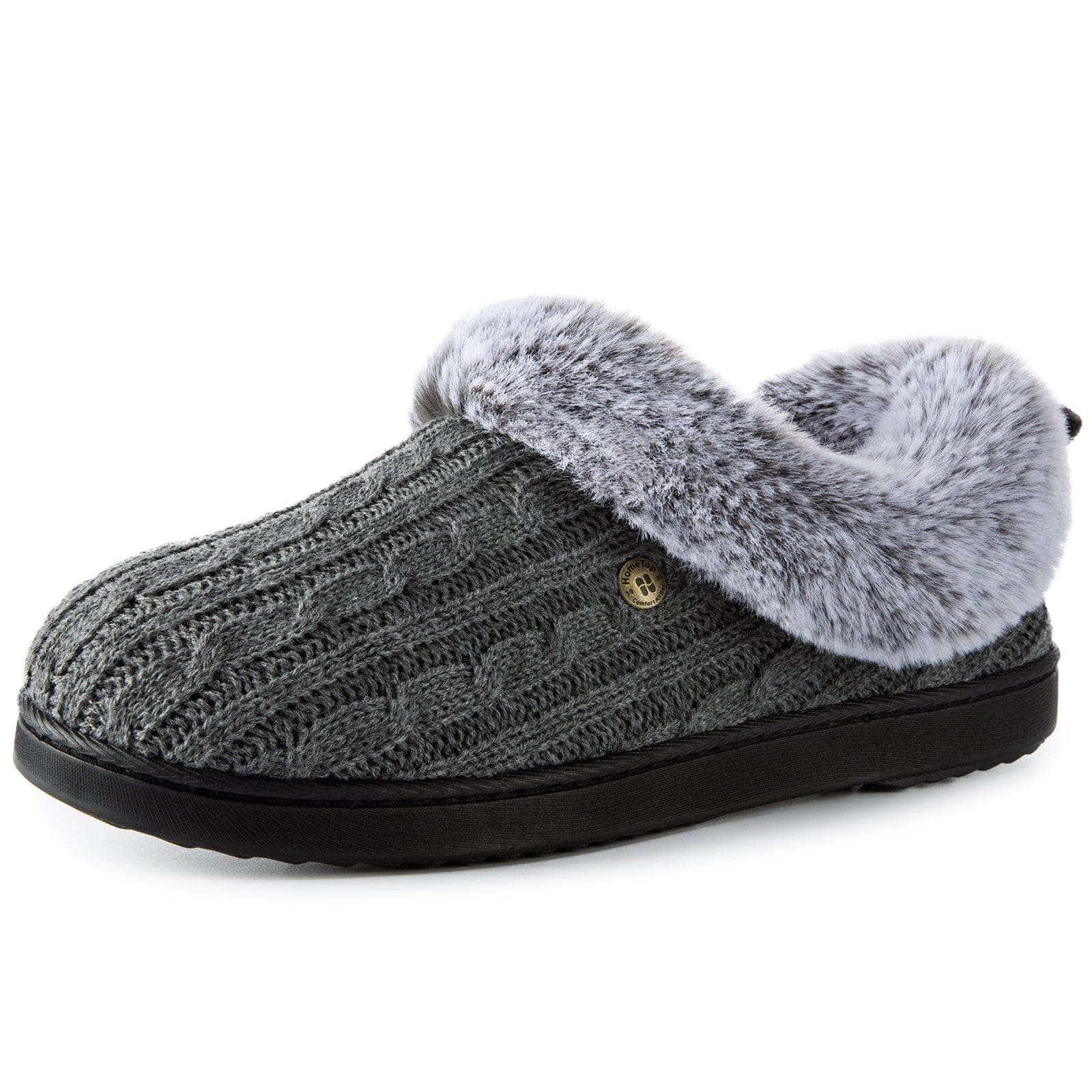 Women's Cable Knit Slippers