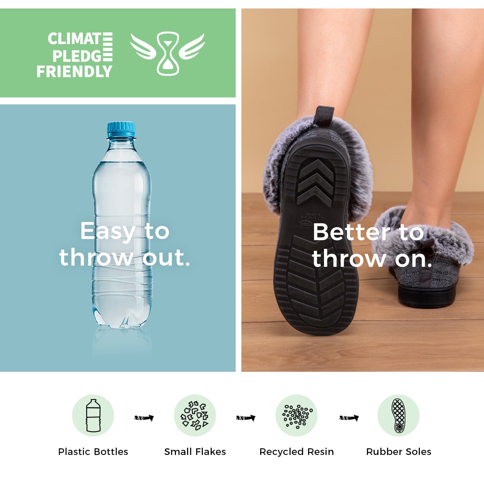 Women's Cable Knit Slippers