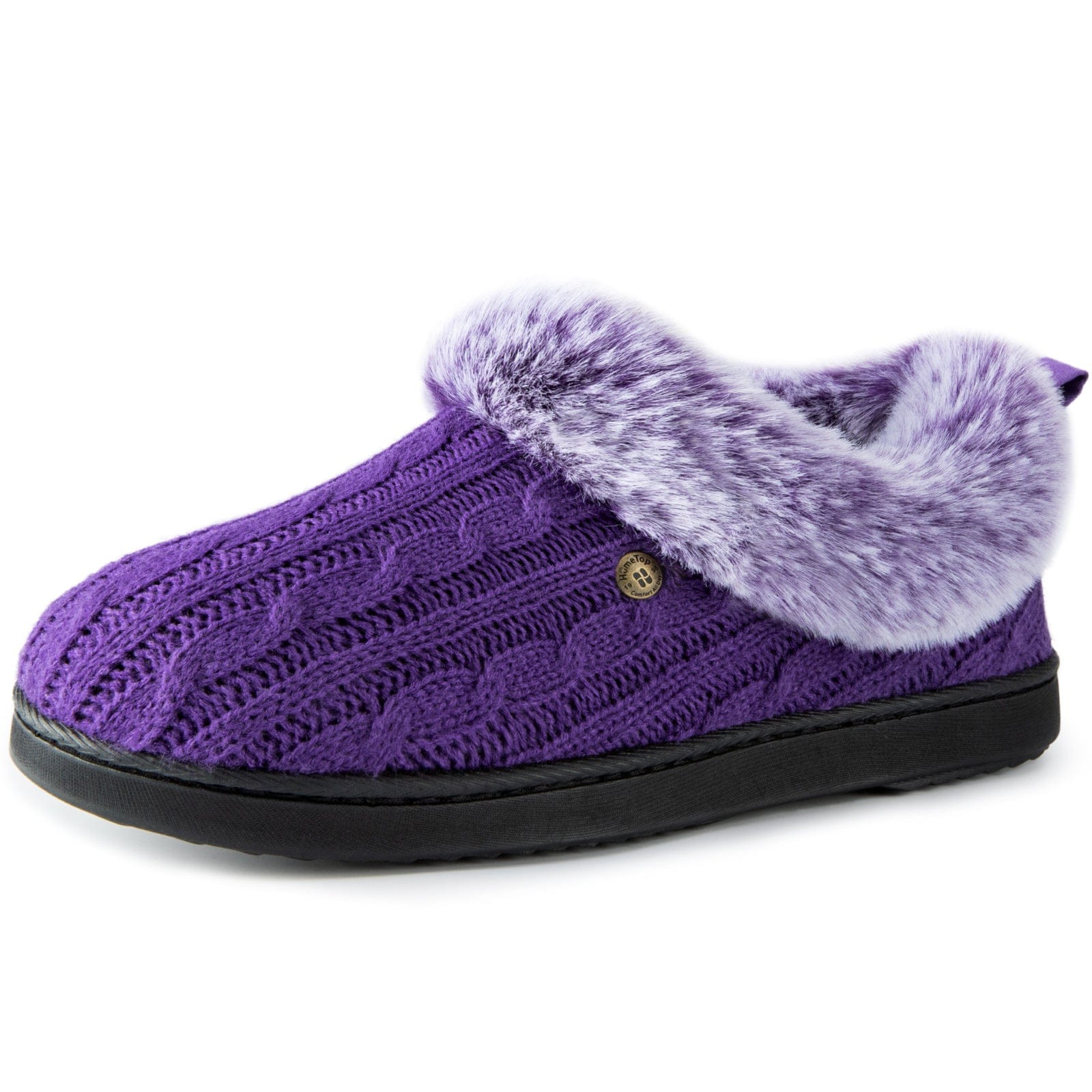 Women's Cable Knit Slippers