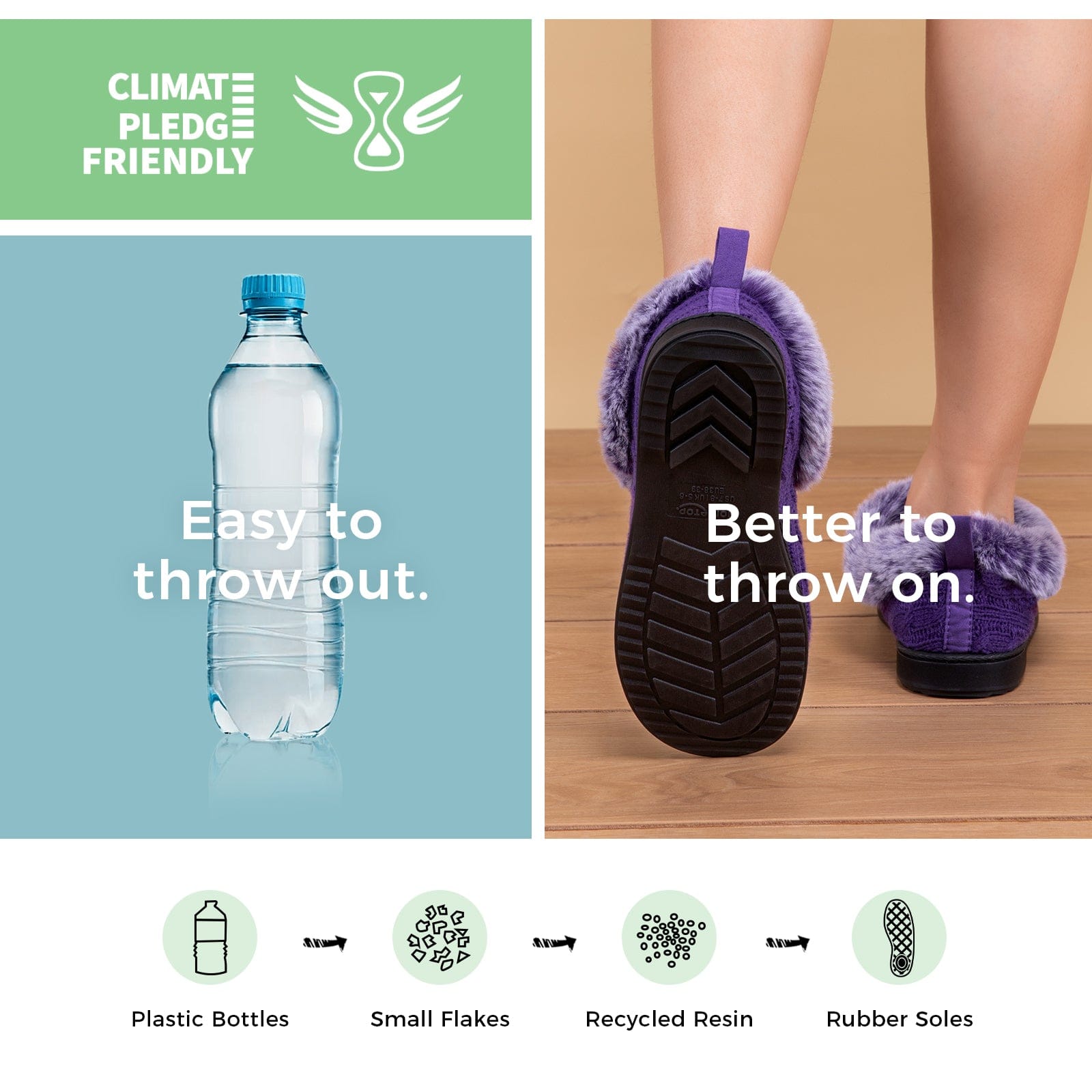 Women's Cable Knit Slippers