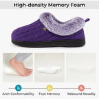 Women's Cable Knit Slippers