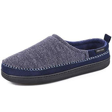 Men's VeraCosy Cotton Knit Lofars Slippers-Navy Blue