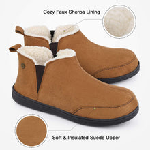 Cozy Faux Sherpa Lining Soft & Insulated Suede Upper