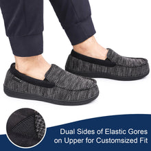 Men's Cotton Knit Slippers with Removable Insole
