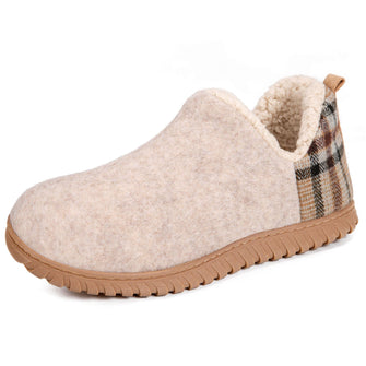 Women's Micro Suede Plaid Boot Slipper