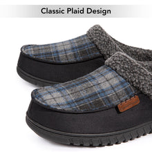 Men's Plaid Moccasin Slippers