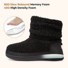 Women's Stacked Bootie Slippers Cute House Shoes