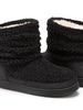 Women's Stacked Bootie Slippers Cute House Shoes