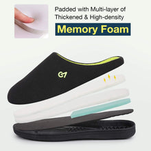 Men's Two-Tone Memory Foam Slippers