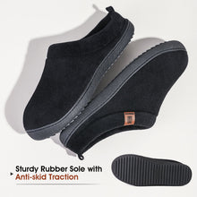 Men's  Wool-Like Knit Memory Foam Slippers