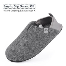 Men's Micro Wool Felt Slipper with Removable Sole